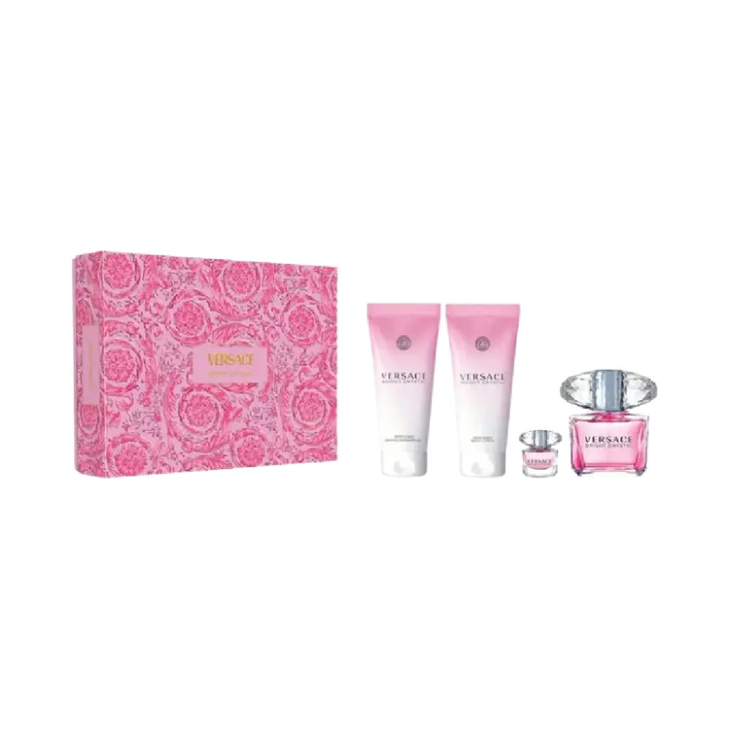 KIT VERSACE BRIGHT CRYSTAL EDT 90 ML 4PZS