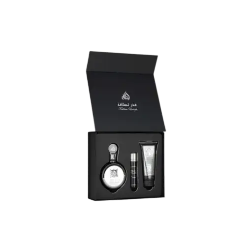[KIT LATTAFA FAKHAR] KIT LATTAFA FAKHAR BLACK 3PZS 